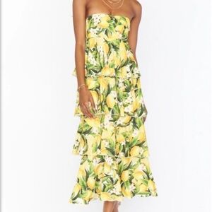 SMYM Savannah Ruffle Citrus Dress